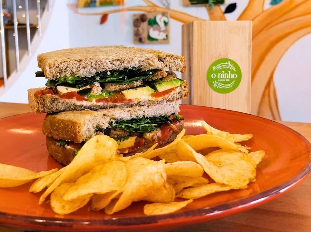 Vegan loaded sandwich